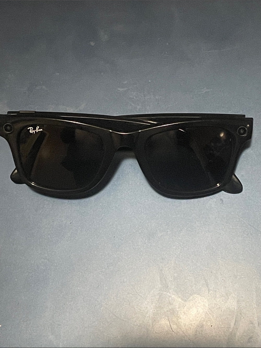 Ray-Ban Black Classic Wayfarer META GLASSES Sunglasses